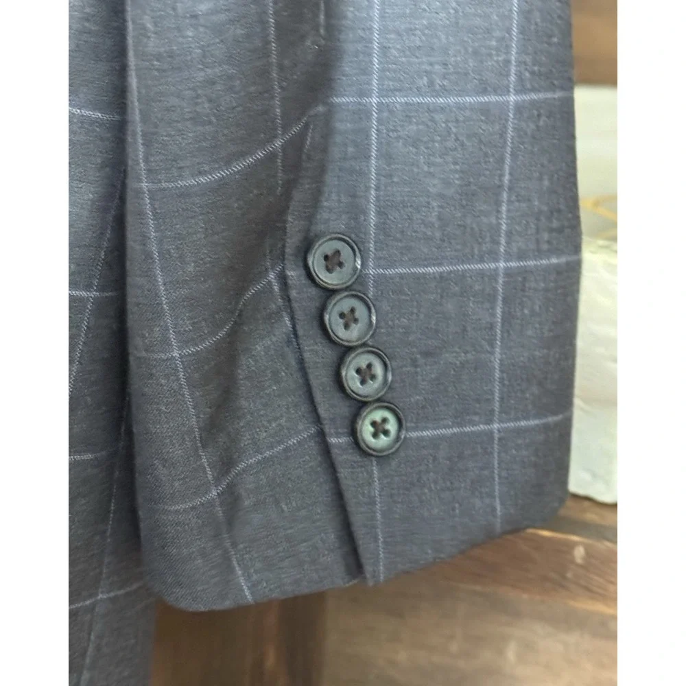 LRL Lauren Ralph Lauren 46L Men's Blazer 100% Wool 2-Button Sport Coat Jacket